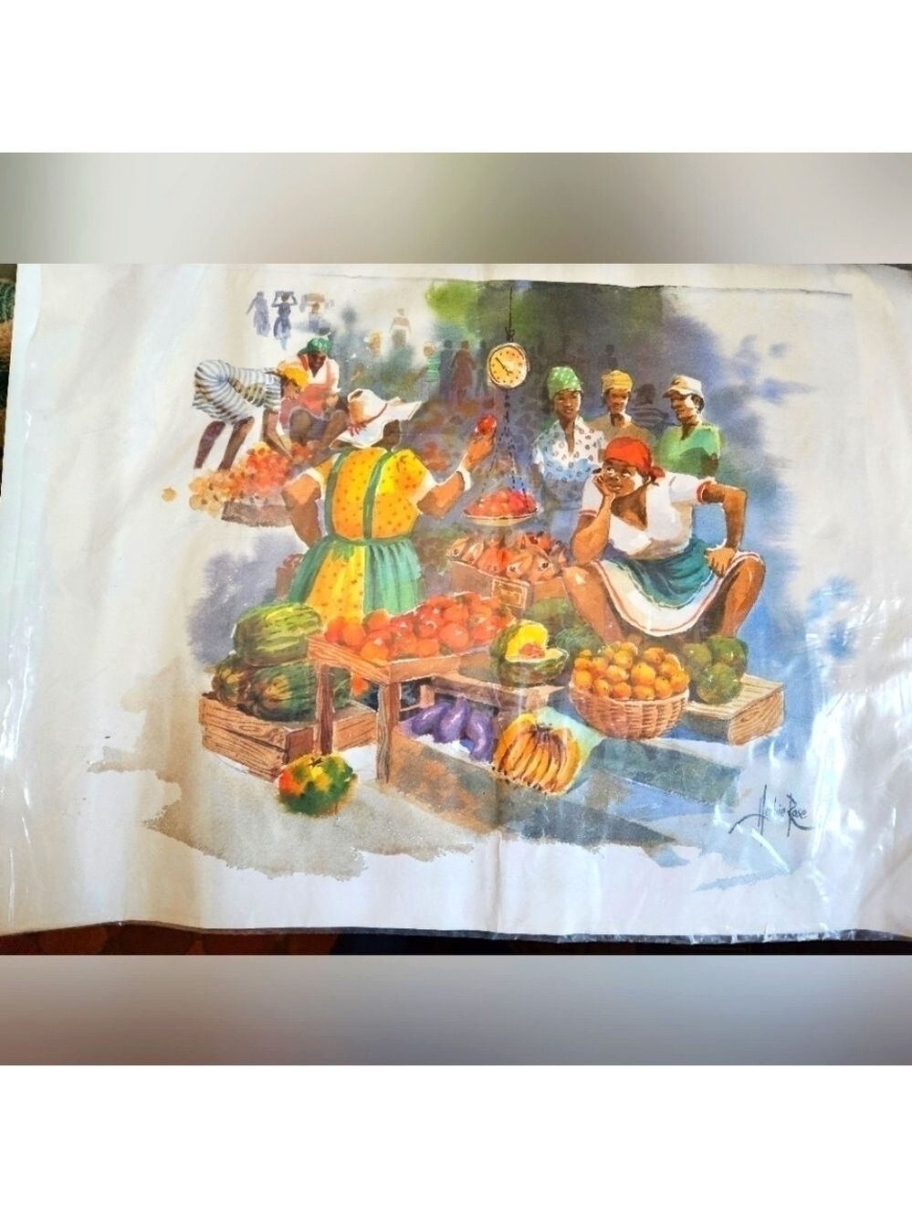 Vintage Herbie Rose Print Unframed